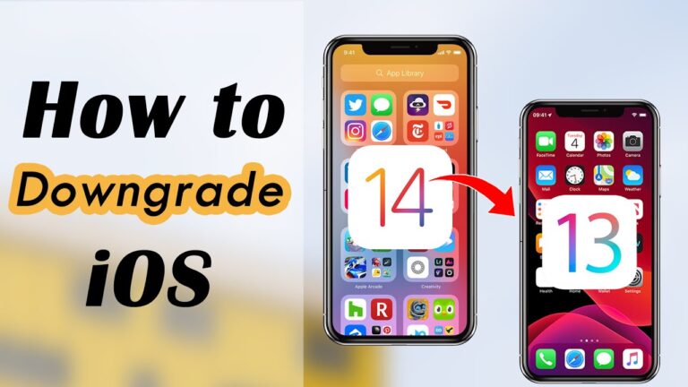 How to downgrade iOS and keep your data